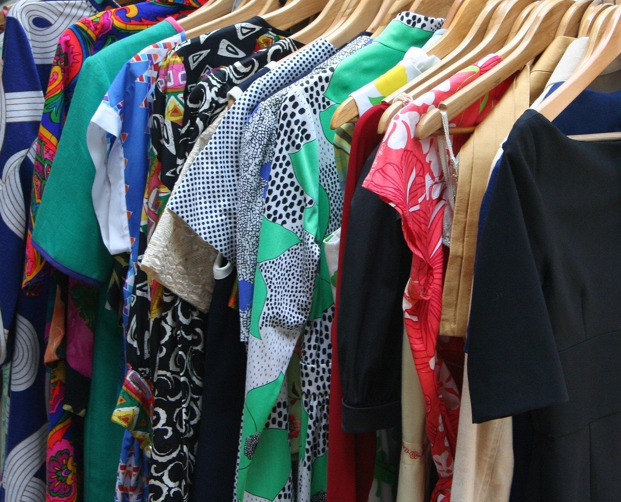 dresses, apparel, clothing, clothes, clothes hangers, wooden hangers, retail shop, closet, dress, fashion, garment, wardrobe, boutique, apparel, clothing, clothes, clothes, closet, closet, closet, closet, closet, wardrobe, wardrobe, wardrobe, boutique, boutique
